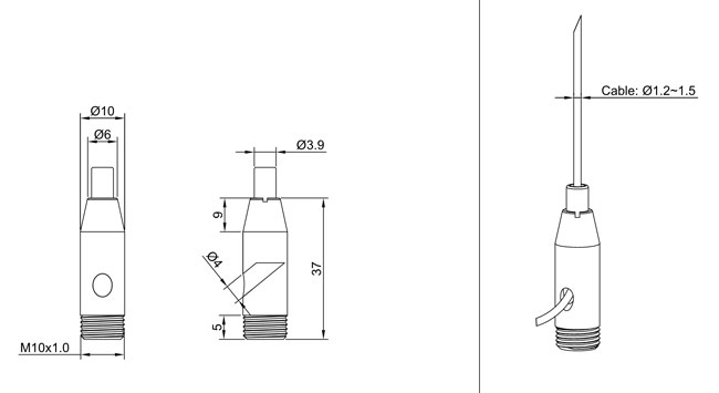 Cable Gripper By Side Exit Cable Gripper By Side Exit
