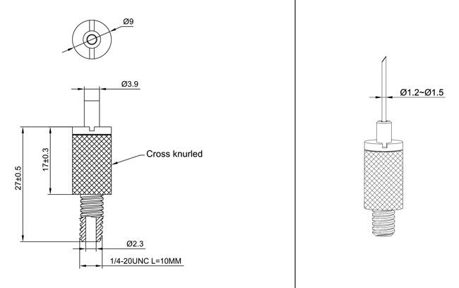Cable Grippers By Knurled Surface Cable Grippers By Knurled Surface