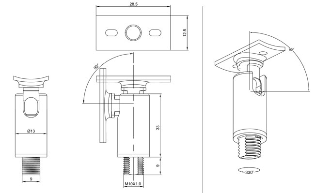 Pedestal Swivel Joint