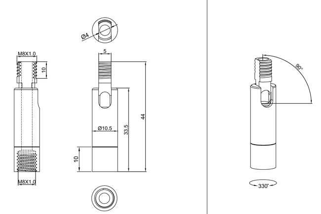 Swivel Joits 90 Degrees