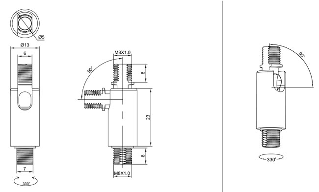 Swivel joits Both Thread