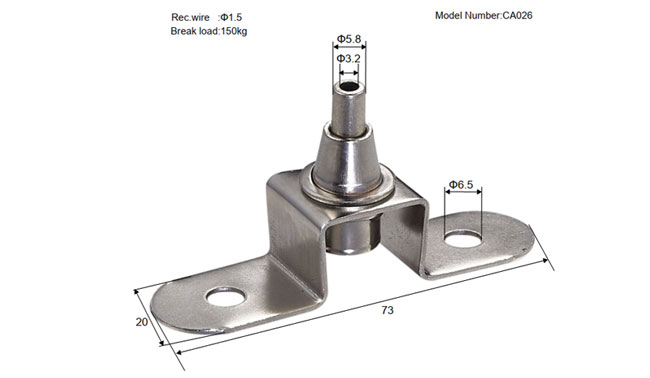 Ceiling Couplers M12 Ceiling attachments CA026