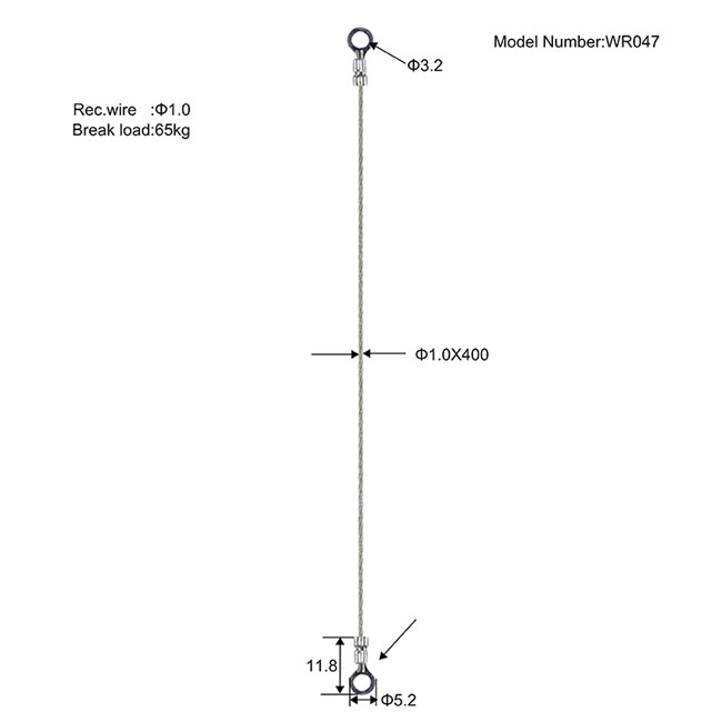 Double end Wire Rope Eyes Double end Wire Rope Eyes