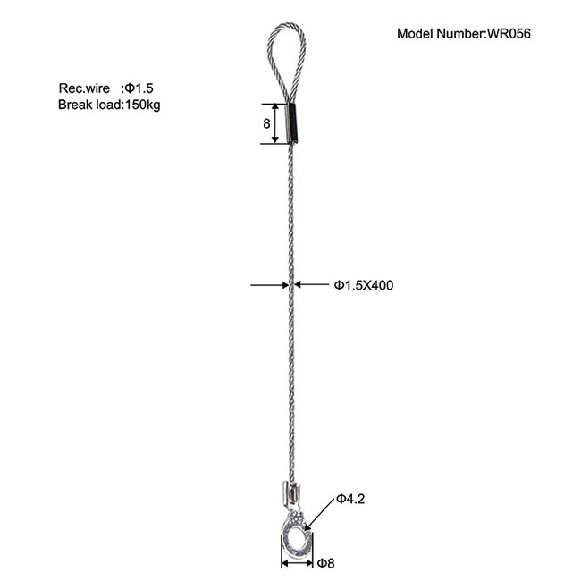 Loop And Eye End Wire Rope WR056